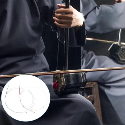 Vista 8 de Totority 12 Conjuntos Erhu Cuerdas Gitarre Instrumento Musical Accesorios Erhu Piezas Erhu Instrumento Lote Khaen Instrumento Sitar Instrumento Erhu