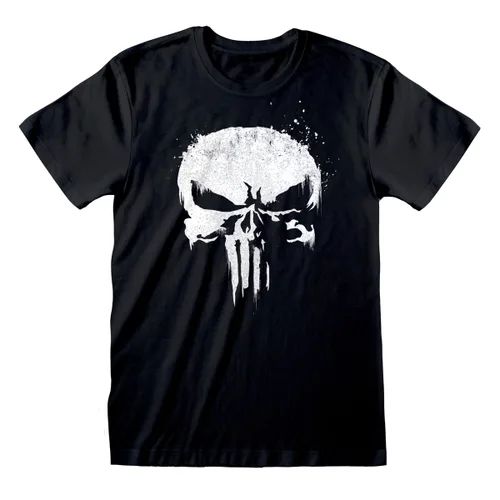 Vista 2 de Camiseta de Manga Corta Marvel Logo Negro Unisex