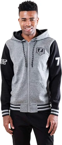 Vista 23 de Ultra Game Chaqueta con capucha oficial de la NBA Super Soft MVP con cremallera completa para hombre