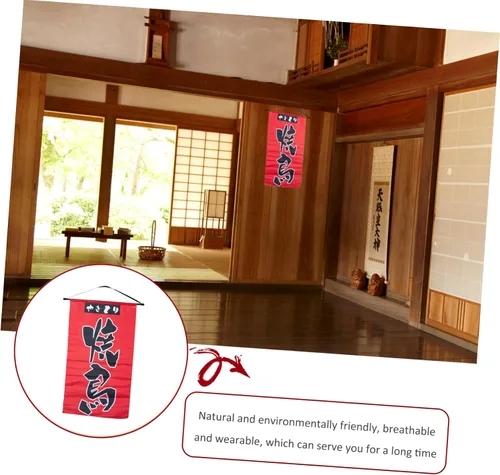 Vista 6 de Bandera japonesa para exteriores, decorativa, colgante, bandera para Izakaya y restaurante japonés