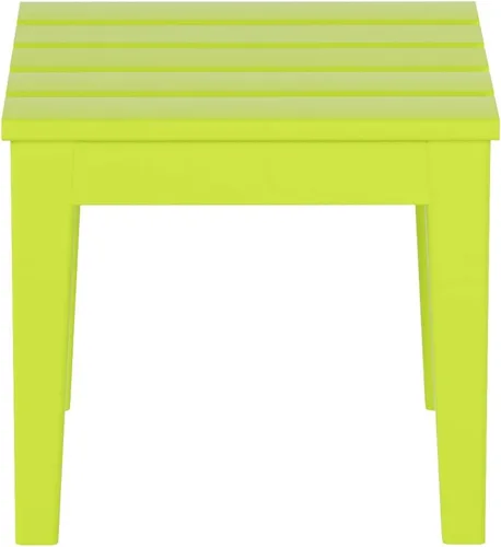 Vista 40 de WestinTrends Malibu - Mesa auxiliar cuadrada para exterior para silla Adirondack, teca