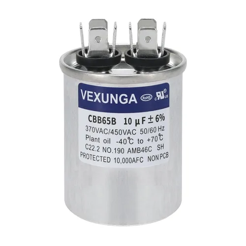 Vista 37 de VEXUNGA Capacitor Dual de Arranque Redondo A/C de 50/5 uF 50+5 MFD 370VAC o 440VAC CBB65 CBB65B Capacitores de Aire Acondicionado para Motor