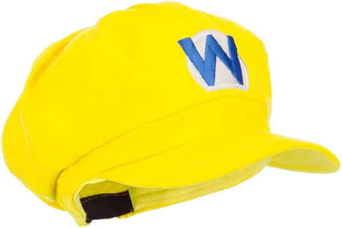 Vista 5 de e4Hats Wario Waluigi - Gorra de algodón bordada Amarillo