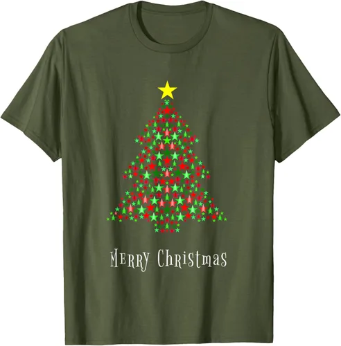 Vista 48 de Celebración del árbol de Navidad - Feliz Navidad - Camiseta de Navidad