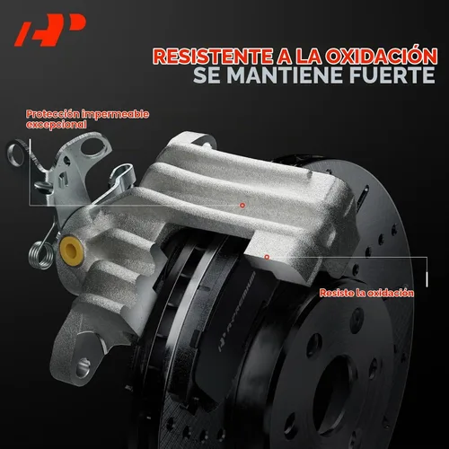 Vista 5 de A-Premium Conjunto de Pinza de Freno de Disco sin Soporte Compatible con Modelos Volkswagen y Audi - A3 2010-2013, Para Jetta 2012-2018, Golf 2011