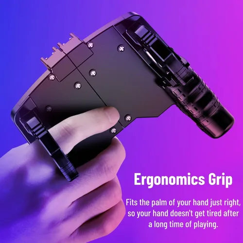 Vista 8 de Diyeeni Mobile Game Controller, Cell Phone Game Joystick Gamepad, with Aim Fire Buttons, for 4.7 to 6.5 Inch Phone, Realistic Gaming Experience