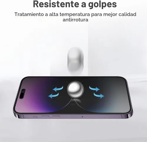Vista 6 de ProCase Paquete de 2 protectores de pantalla de privacidad para iPhone 14