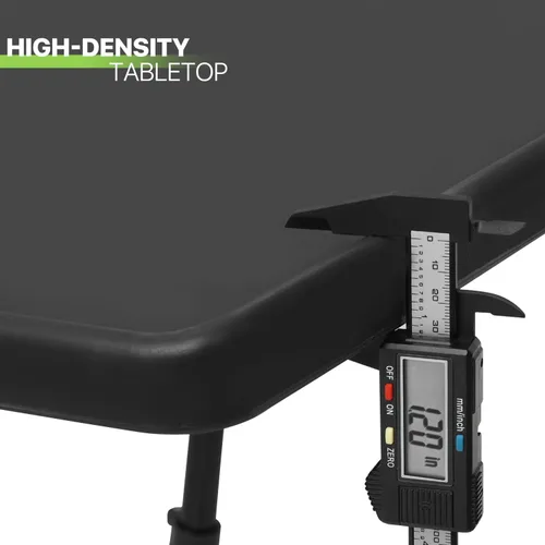 Vista 6 de Magshion Bandeja de TV inclinable ajustable de 22 pulgadas, mesa para cena en cama o sofá, cómoda mesa negra plegable con 3 ajustes de ángulo