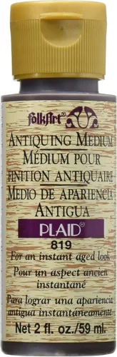 Vista 2 de FolkArt Antiquing Medium (2 onzas), 811 Down Home Brown