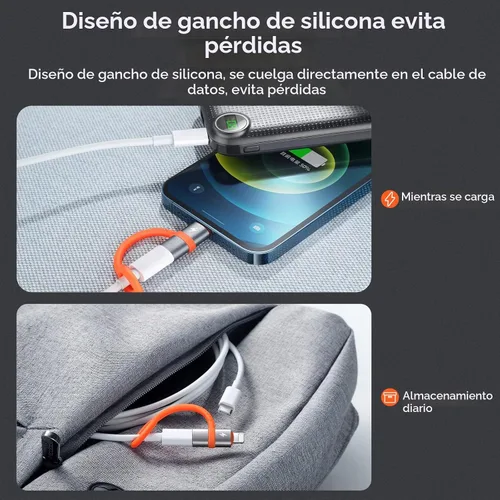 Vista 6 de mcdodo Adaptador USB C a Lightning de 36 W tipo C a Lightn-ing, convertidor de cable de carga USB C para iPhone 14/13/12/11/XS/XR/SE/AirPods