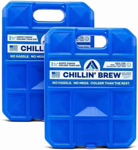 Vista 11 de Arctic Ice Chillin' Brew Series Long Lasting Reusable Ice Pack - Freezes at 28° Fahrenheit - Designed to Keep Beverages Colder Than Ice