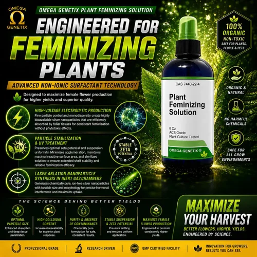 Vista 2 de Spray feminizante para plantas, 4 onzas con STS Kicker