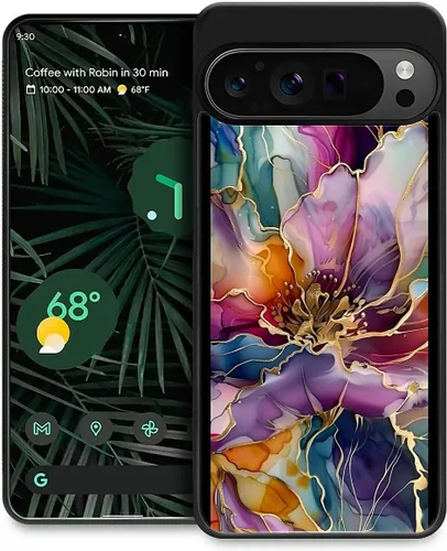 Vista 39 de Compatible con Google Pixel 4A 5G Mobile Case Creative Acrylic Back Panel Silicona Edge Case Slim Protección Especialmente para Google Pixel 4A 5G