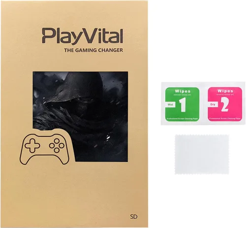 Vista 6 de PlayVital Juego completo de calcomanías protectoras para Steam Deck LCD, pegatinas personalizadas Cubierta de vinilo para Steam Deck OLED - Shadow