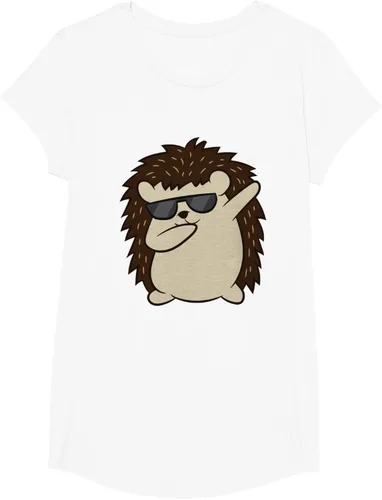 Vista 25 de Dabbing Hedgehog Funny Hedgehog Camiseta S