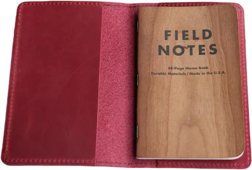 Vista 5 de JJNUSA Moleskine Cahier - Funda de piel envejecida para cuaderno de chequera, tamaño de bolsillo, 3.5 x 5.5 pulgadas, bloc de notas recargable