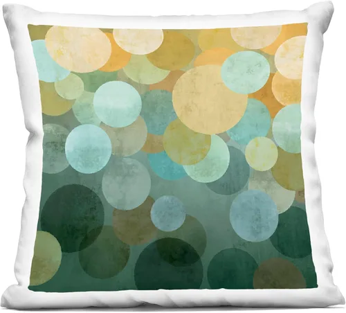 Vista 13 de Stupell Industries - Orange Coral Pattern Indoor Pillow, 18 x 18 - Made in USA - By Gail Fraser
