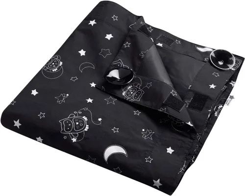 Vista 8 de Tommee Tippee Sleeptime - Persiana opaca portátil de viaje para bebé, tamaño mediano (paquete de 2)