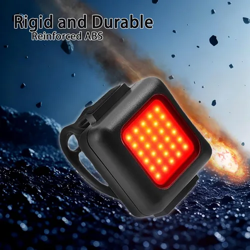 Vista 3 de Juego de luces de bicicleta [3+3 modos], juego de luces recargables para bicicleta ultra brillantes, luces impermeables IPX5 para bicicleta