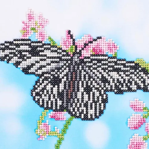 Vista 29 de DIAMOND ART BY LEISURE ARTS Kits de pintura de diamantes para adultos, abeja principiante de 8 x 8 pulgadas