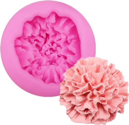 Vista 10 de 2 Piezas Pequeño Molde de Girasol de Silicona para Decoración de Fondant, Chocolate, Caramelo, Pastel, Vela, Jabón, Hornear, Pasta de Polímero