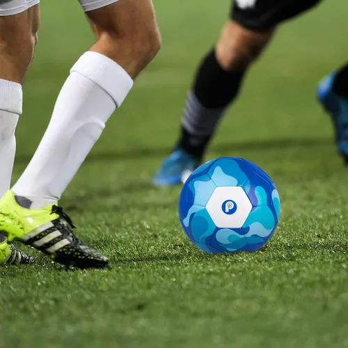 Vista 5 de PP PICADOR Balón de fútbol tamaño 5, pelota de fútbol tricolor para jóvenes y adultos, pelotas de fútbol para niños y niñas, para deportes