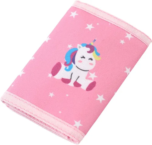 Vista 2 de Leyeve wallet,Kids Christmas gifts,Birthday Gifts Wallet,Kids Wallets for Girls,RFID Trifold Canvas Outdoor lovely cartoon Wallet for Kids-Wallet
