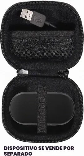 Vista 3 de Alltravel Funda para auriculares Skullcandy Sesh, Sesh ANC, Sesh Evo True Wireless in-Ear Auriculares (negro)