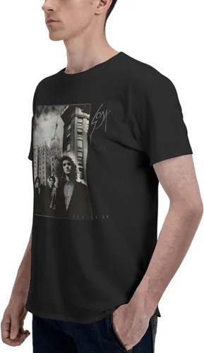Vista 5 de Soda Stereo Doble Vida T Shirt Mens Summer Tee Casual Short Sleeve T-Shirts