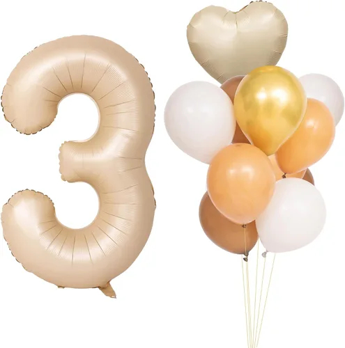 Vista 222 de Globos de 40 pulgadas con números de caramelo, papel de aluminio de helio, globos de látex de Mylar para fiesta de cumpleaños, decoración digital 0