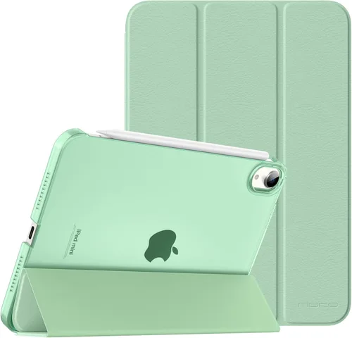 Vista 23 de MoKo Funda para iPad mini 7 (A17 Pro) Generación 2024, Funda para iPad mini 6 2021, Funda Protectora Delgada y Ligera de 8.3 Pulgadas con Carcasa