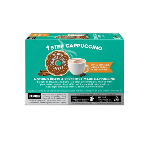 Vista 12 de The Original Donut Shop - Cápsulas de One-Step Cinnamon Dulce Cappuccino para K-Cup, 60
