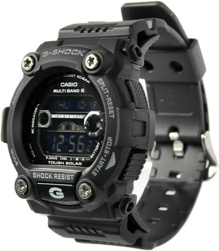 Vista 4 de CASIO - Reloj de cuarzo acrílico para hombre con correa de resina, color negro, 18 (modelo GW-7900B-1ER)