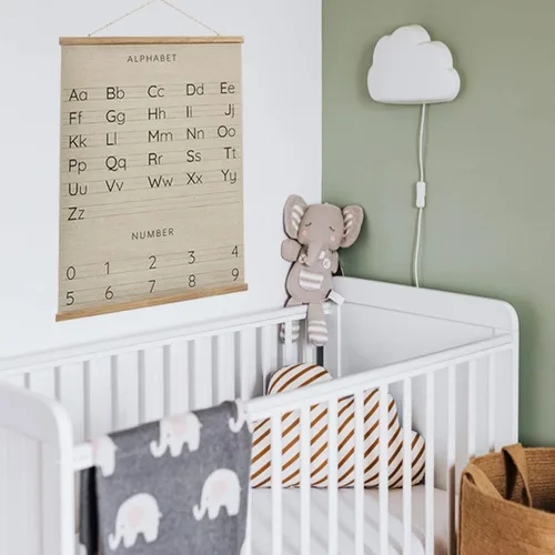 Vista 6 de AnairsMo Lienzo del alfabeto, póster ABC, arte de pared para habitación de niños, guardería, sala de juegos, 16 x 24 pulgadas, listo para colgar