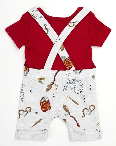 Vista 7 de Harry Potter Conjunto de camiseta y mameluco corto para bebés, ropa de bebé