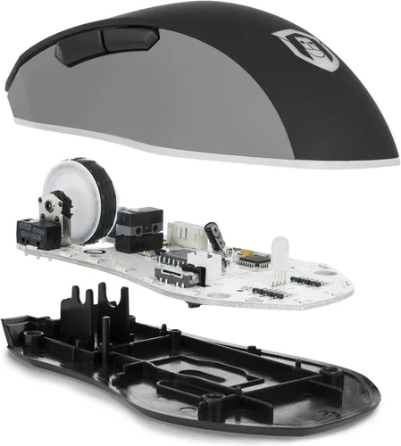 Vista 8 de Ratón para juegos de rendimiento enchufable - Sensor óptico PMW 3360 - Interruptores mecánicos de la serie D2F - Patas de ratón PTFE