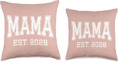 Vista 3 de Mama Est 2028 Custom Mom Personalized Mothers Day Customized Throw Pillow
