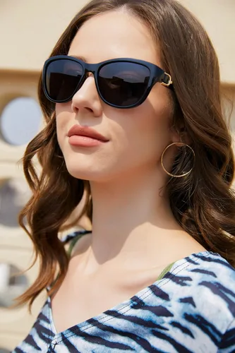 Vista 16 de FEISEDY Gafas de sol polarizadas vintage para mujer, elegantes gafas de sol Cateye B2476