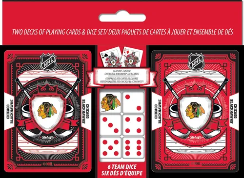 Vista 6 de MasterPieces Game Day - NHL Boston Bruins - Juego de 2 cartas y dados - Juego con licencia oficial para adultos y familia
