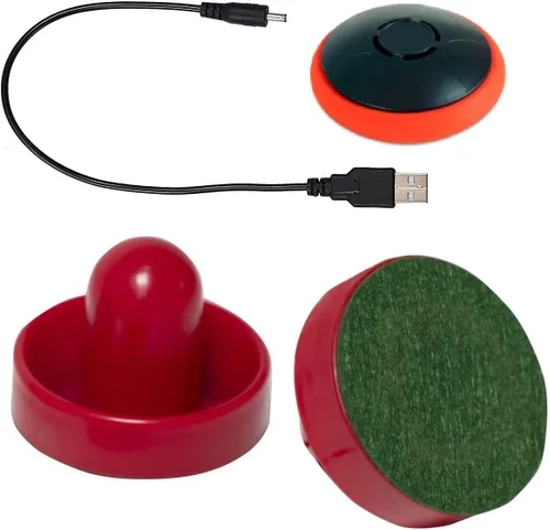 Vista 8 de Rechargeable Hover Air Hockey Puck and Paddles, Hover Puck for Any Flat Surface, 2Pcs Air Hockey Strikers
