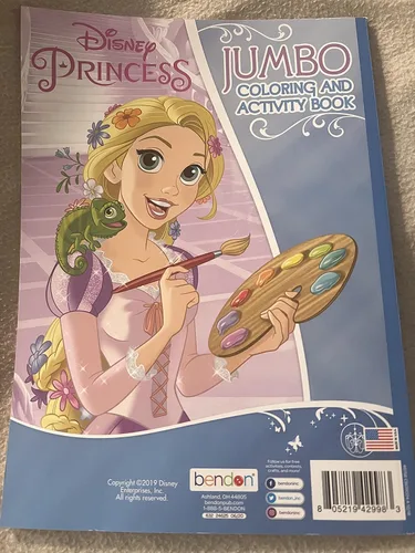 Vista 8 de Bendon Disney Princess - Libro para colorear y actividades con la princesa Tiana y Ariel