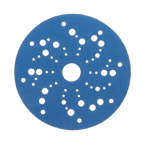 Vista 8 de 3M Hookit - Disco abrasivo azul con múltiples orificios 36159 (4 unidades)