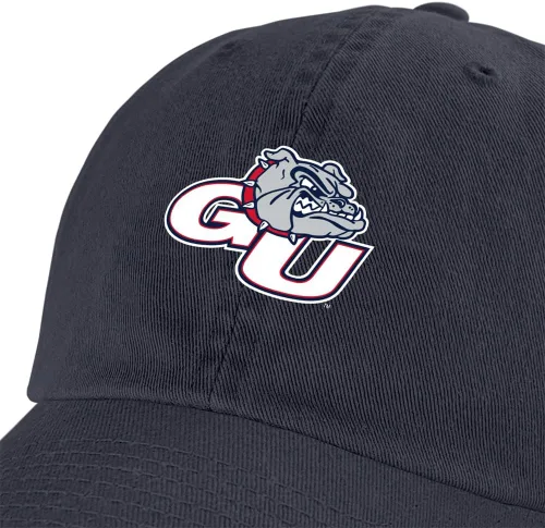 Vista 4 de Campus Lab Gorra oficial para papá universitario - El sombrero ajustable U18 de ajuste relajado con mascota Gonzaga Bulldogs