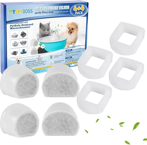 Vista 11 de Filtros de carbono de repuesto para Drinkwell, filtro de fuente de agua para gatos, filtros de fuente de mascotas para perros compatibles