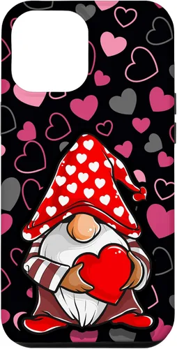 Vista 26 de Cute Gnome Valentine Heart Pattern Cozy Love Design Case for iPhone 17