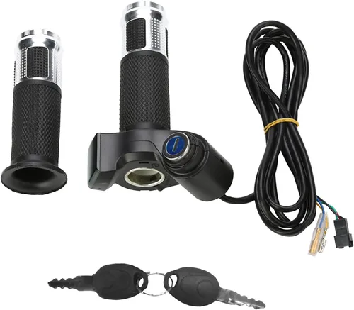 Vista 10 de Yosoo Giro del acelerador, mango de acelerador eléctrico de 12-84 V, reemplazo Mx650, empuñaduras de acelerador para manillar de bicicleta eléctrica