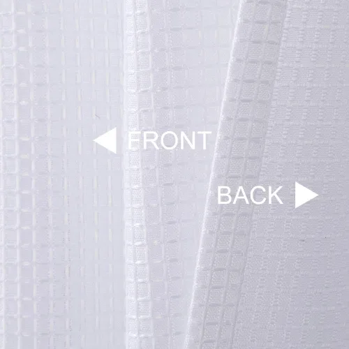 Vista 3 de CAROMIO - Cortina para cocina, cortina texturizada, cortinas para ventana de baño, varios tamaños