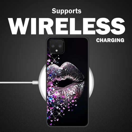 Vista 494 de Funda delgada para Google Pixel 4 XL, funda delgada de silicona de TPU suave a prueba de golpes para Google Pixel 4 XL, astronauta Galaxy
