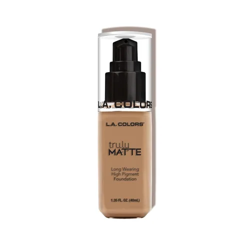 Vista 12 de L.A. Colors Base Mate Verdadera, Bronceado Profundo CLM361 (Paquete de 2)