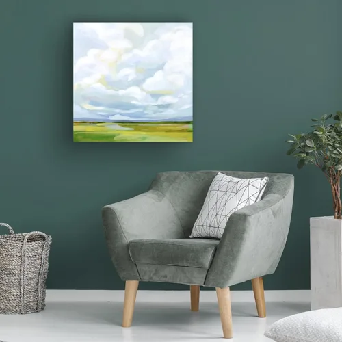 Vista 4 de Trademark Fine Art Lienzo de Cielos Lucidos IV por Victoria Borges